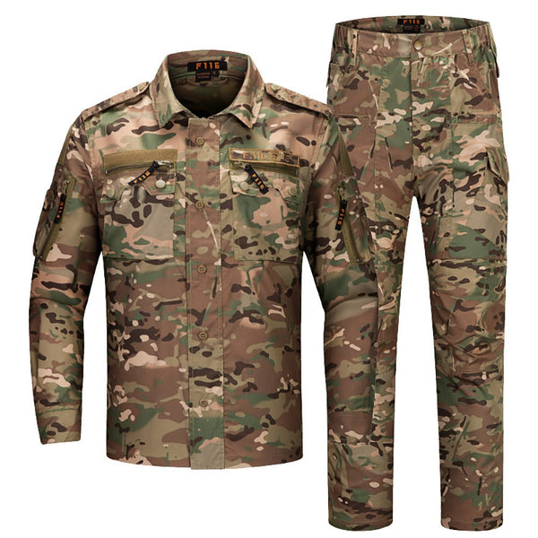AKARMY Camo Jacket and Pants Tactical Suits for Men
