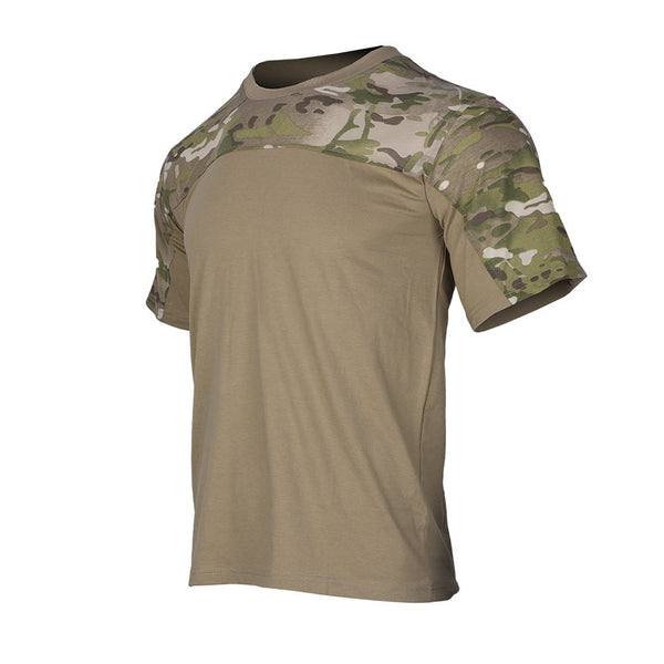 AKARMY Crew-neck camo short sleeve t-shirt, combat tactical t-shirts