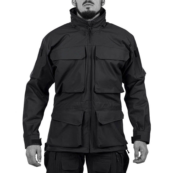 AKARMY M2 Parka Big Pockets Bomber Jacket Men Tactical Hoodie Coats in Black