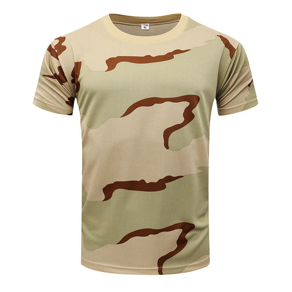 AKARMY Camouflage Short-sleeved Men's  Quick-drying Training T-shirt