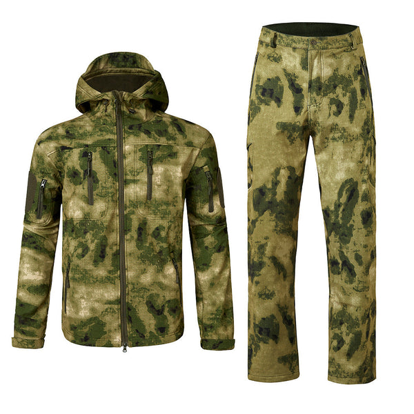 AKARMY Fleece Warm Outdoor Jackets and Pants Tactical Suits