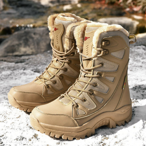 AKARMY High Top Desert Outdoor Winter Thicken Couple Boots