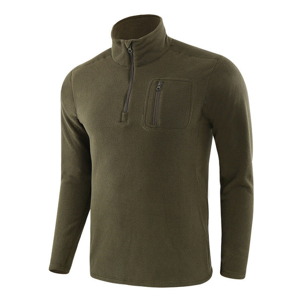 AKARMY Outdoor Warm Fleece Men's T-shirt