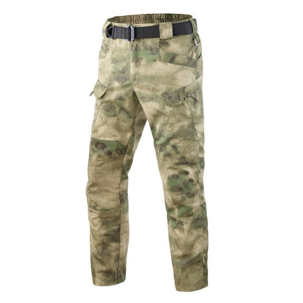 AKARMY Outdoor  Plaid Anti-tear Multi-pocket Men's Pants
