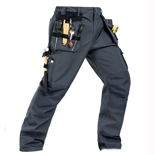 AKARMY Loose Multi-pocket Wear-resistant Men's Machine Repair Pants