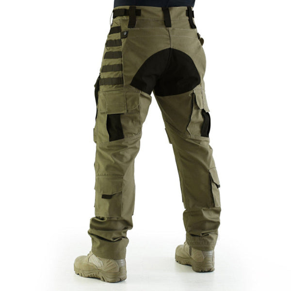 AKARMY Outdoor Split Joint Loose Men's Pants Tactical Pants
