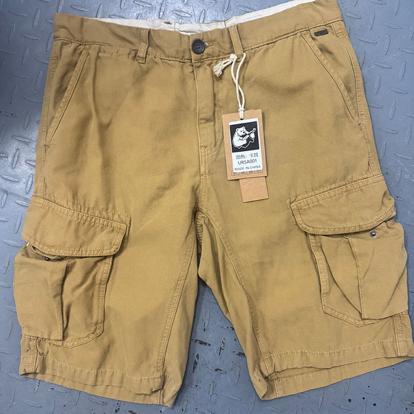 Men's Camo Cargo Shorts with 6 Pockets Casual Military Work Outdoor Wear URSA001