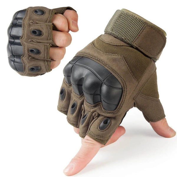 AKARMY Outdoor  Military Half Finger Men Gloves