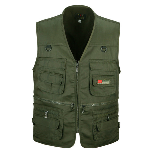 AKARMY Fishing Daily Canvas Men's Functional Vest