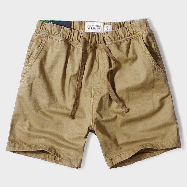 AKARMY Men's outdoor Leisure Elastic Waist Beach Shorts