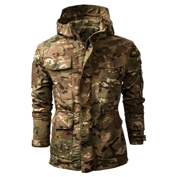 AKARMY Multifunction Hooded Outdoor Camo Men's Jacket
