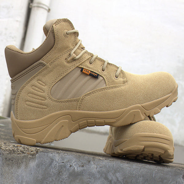 AKARMY Military Style Outdoor Hiking Men's Boots