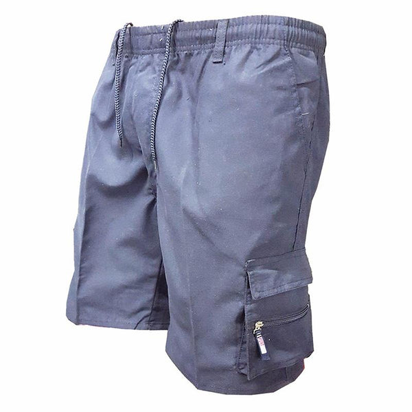 AKARMY Solid Color Multi-pocket Sport Outdoor Men Short