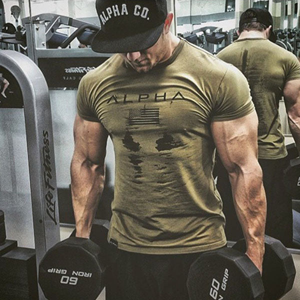 AKARMY Cotton Breathable Fitness & Run Men's T-shirt