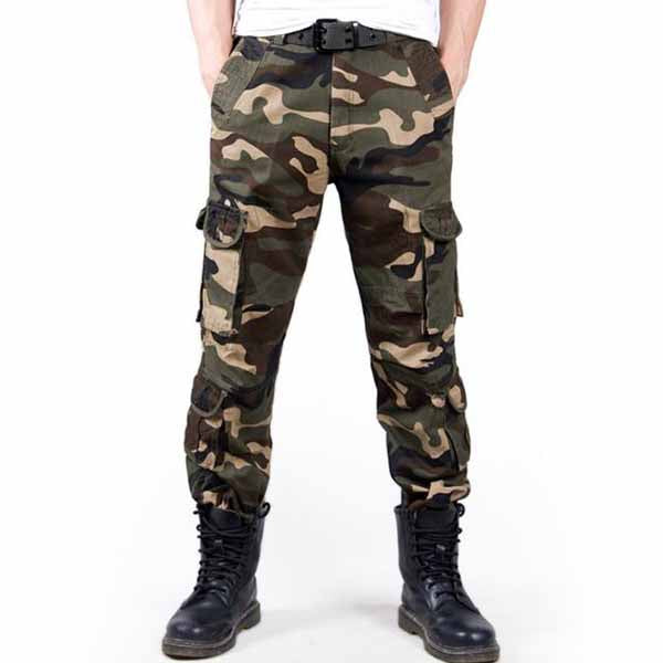 AKARMY Military Camo High-grade Washed  Men's Pants
