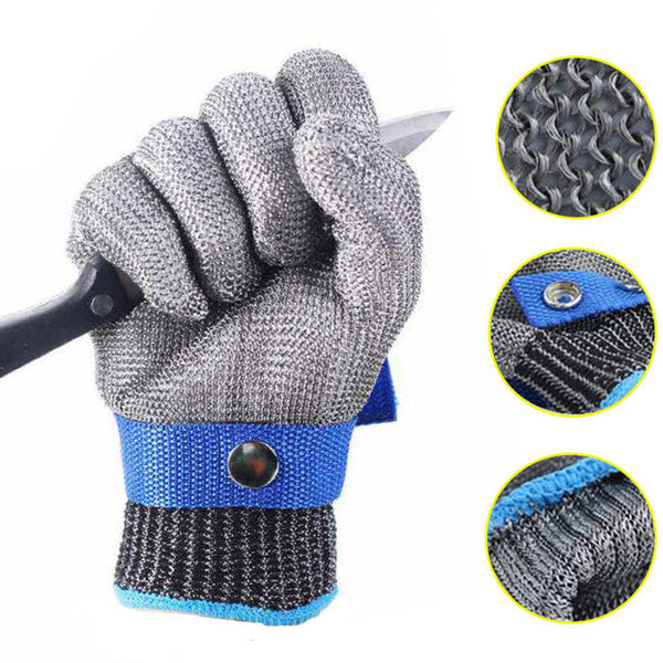 AKARMY Cut Resistant Stainless Steel Gloves Working Safety Gloves