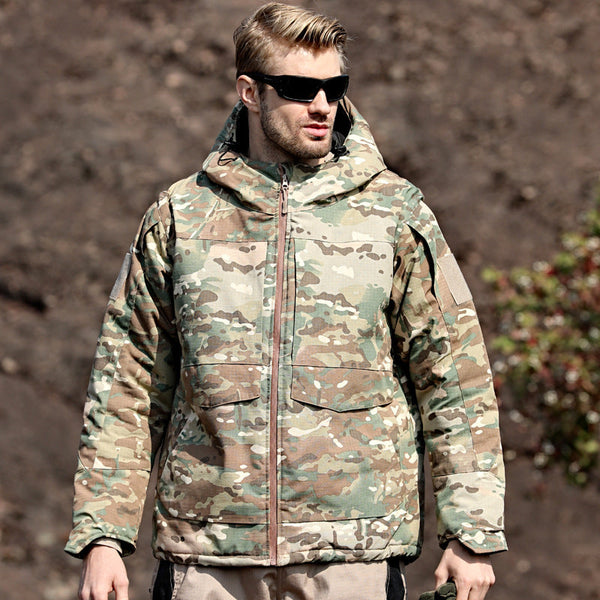 AKARMY M65 Outdoor Warm Camouflage Jacket Men's Waterproof Windbreaker