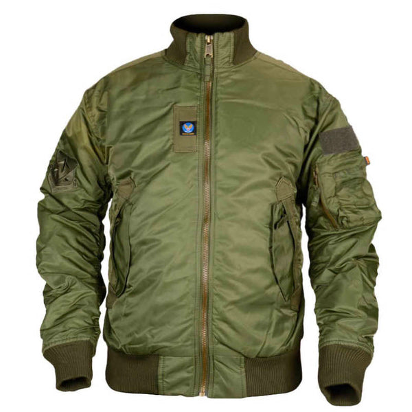 AKARMY Tactical Stand Collar Padded Windproof Air Force Men's Bomber Jacket