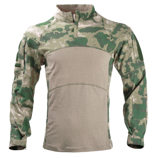 AKARMY Men's Elasticity Camo Hunting Combat Shirts