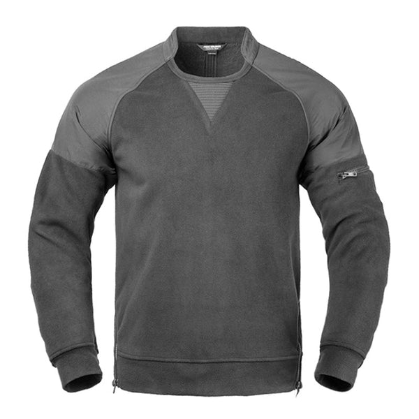 AKARMY Outdoor Army Fan Men's Thickened Polar Fleece Crew Neck Jacket