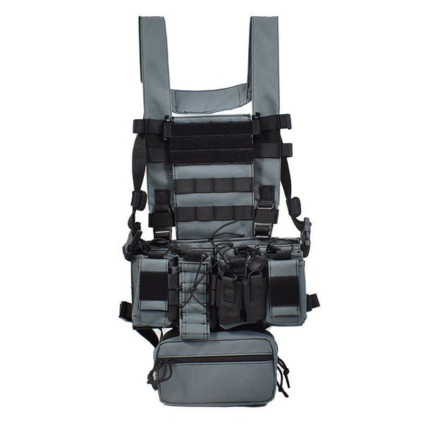 AKARMY Detachable Accessory Bag Army Fan Supplies Lightweight Wargame Outdoor Vest