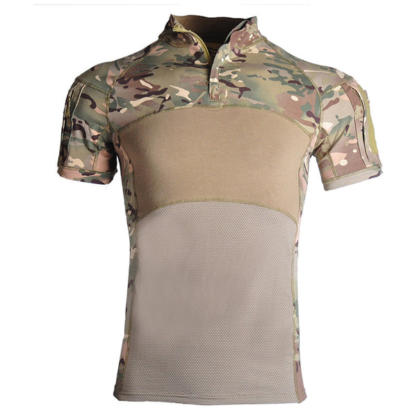 AKARMY Army Combat Rip-stop Python Camouflage Men's T-Shirts