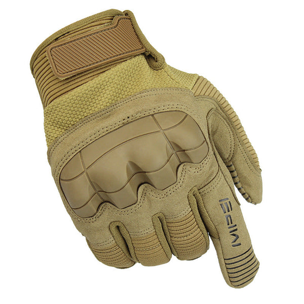 AKARMY Tactical Hunting Full Finger Soft Shell Cut Resistant Men's Gloves