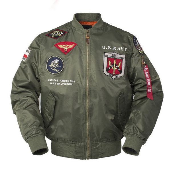 AKARMY Flight Men's Bomber Jacket