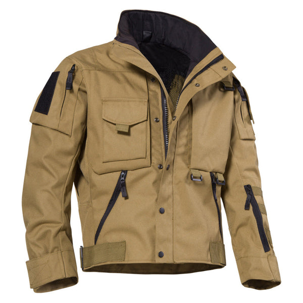 AKARMY Outdoor Waterproof Stand Collar Men's Jacket