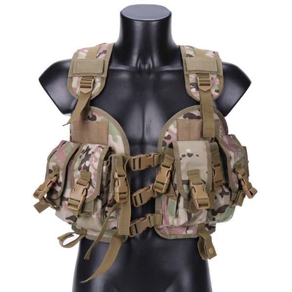 AKARMY Multifunctional Seal Water Bag Outdoor CS Field Camouflage Vest